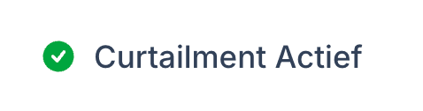 Curtailment active