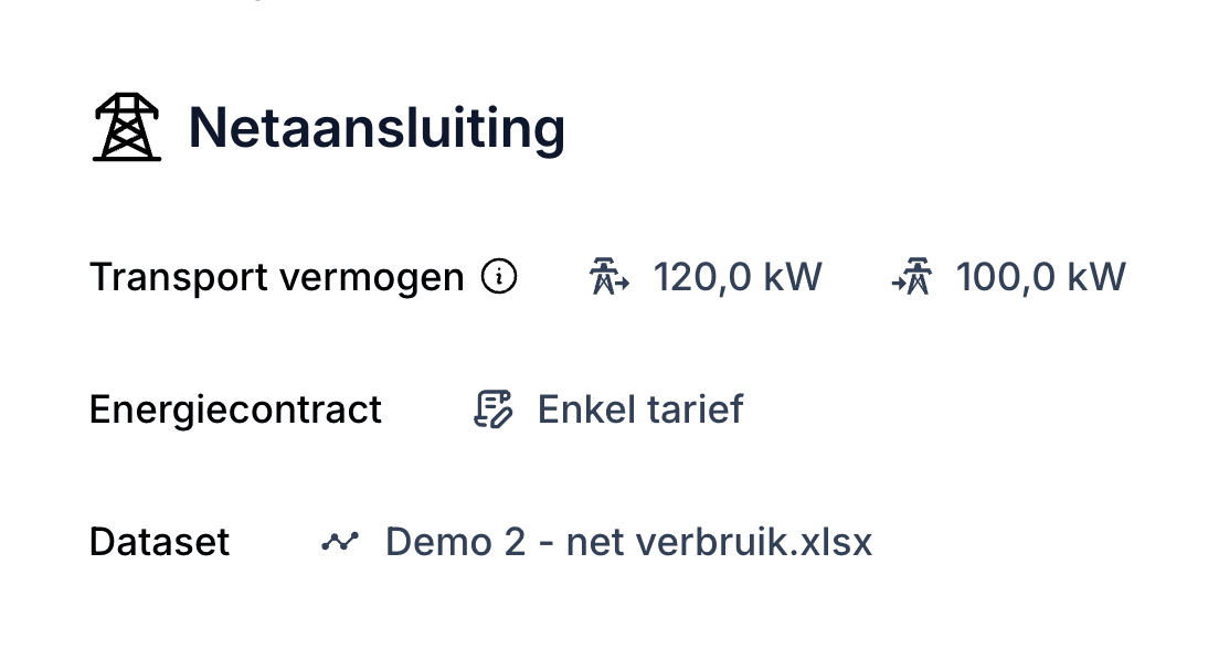 Grid connection settings